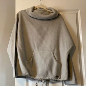 Fleece Cowl Neck Top